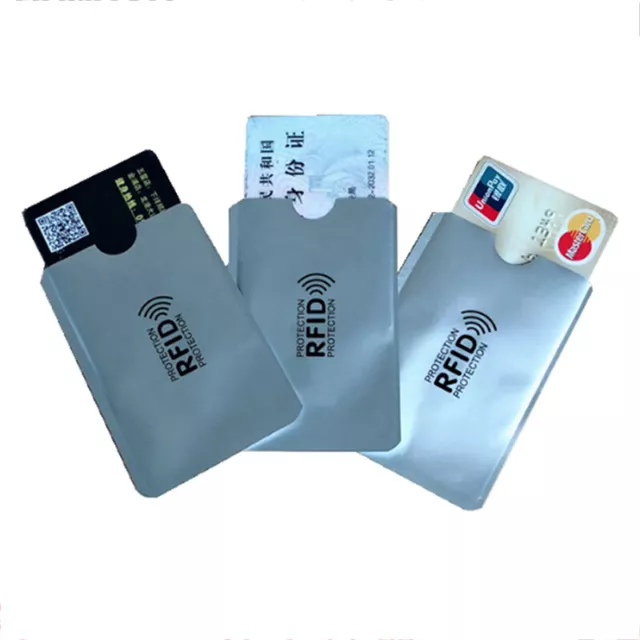 ALUMINIUM ANTI RFID Wallet Blocking Reader Lock Bank Card Hold>`g EUR 5 ...