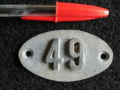 Numéro de rue 49 pour boite aux lettres poteau de portail porte d'entrée