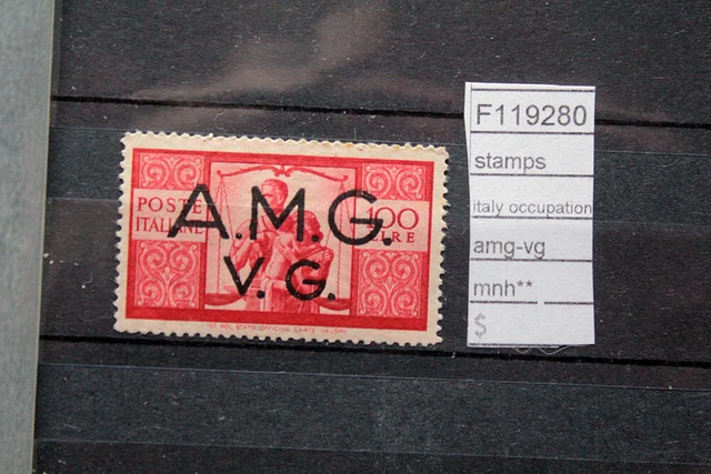 Stamps Italy Occupation Amg-Vg Sassone N°21 Mnh** (F119280)