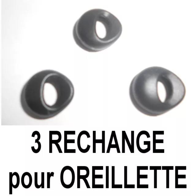 3 Rechange Mousses Écouteur Oreillette Casque Samsung Jabra Motorola Plantronics