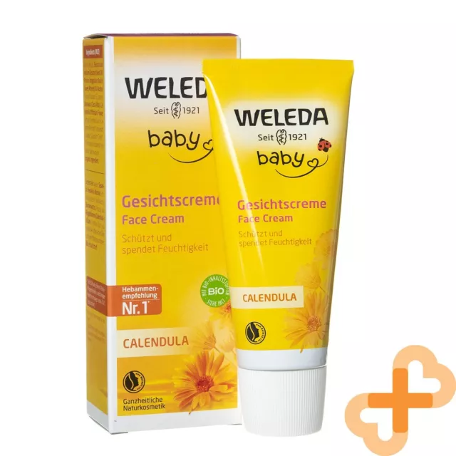 Weleda Calendula Bébé Visage Crème 50ml Empêche Séchage Out Irritant Graduation