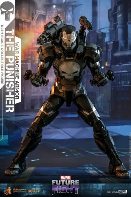 Ready Hot Toys VGM33D28 Marvel Future Fight 1/6 The Punisher War Machine Armor 19
