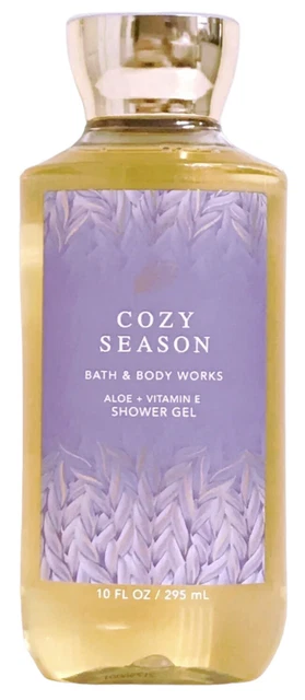 1~Bath & Body Works Temporada Acogedora Gel De Ducha Baño Corporal 10 Oz Nuevo