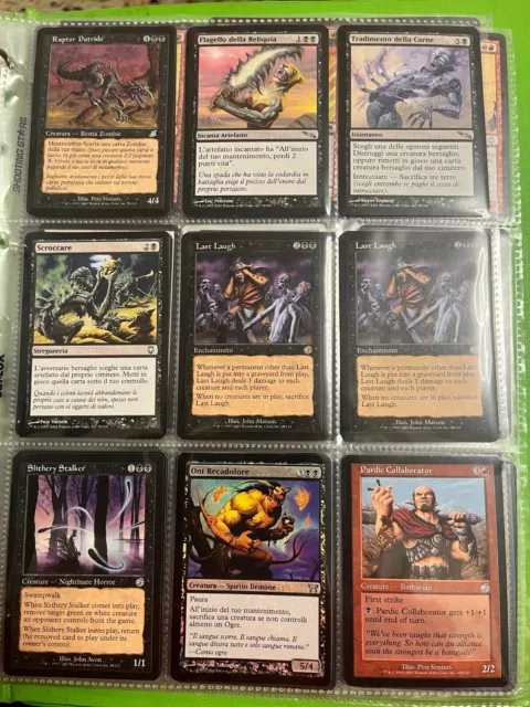 Magic the Gathering - LOTTO  100  carte (Rare, Non Comuni, Comuni)