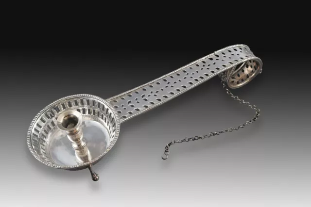 Silver candlestick or candle holder. Francesc P. Arquer, Barcelona, ca 1825.