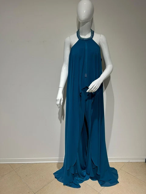 abiti elegante donna alta cerimonia donna, matrimonio, cocktail tuta jumpsuit