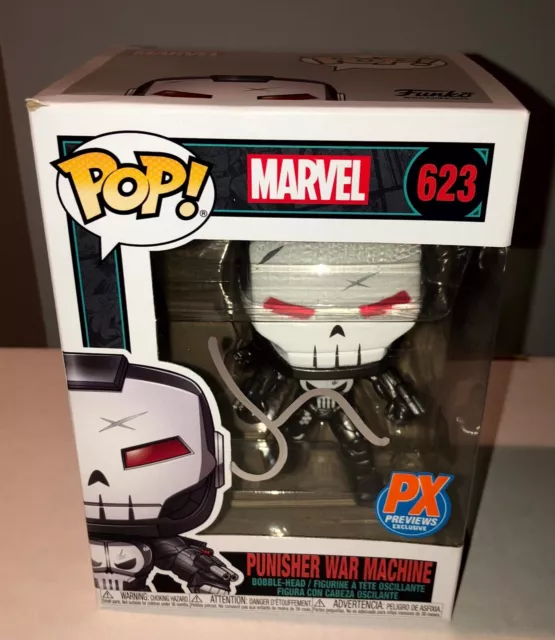 Jon Bernthal Marvel Punisher War Machine #623 Signed Funko Beckett E5