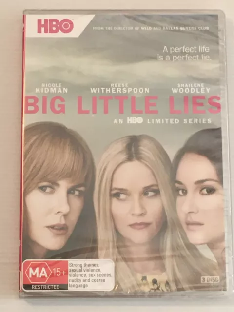 BIG LITTLE LIES: Season 1 DVD HBO Television Drama Series Nicole Kidman  $7.95 - PicClick AU