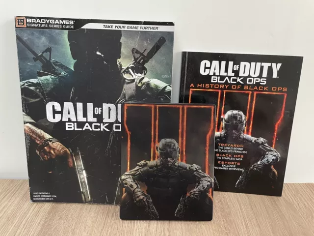 Call Of Duty Black Ops III 3 Steelbook With Strategy Guides - Xbox 360