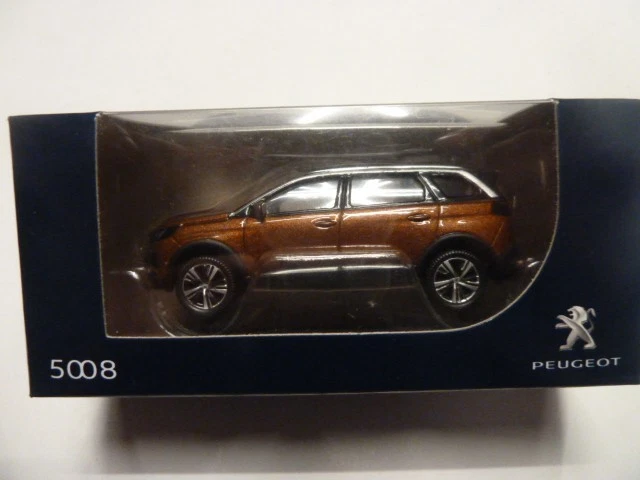 Norev 1/60 - Peugeot 5008 Mk1 Bleu Foncé - Miniature Métal - Neuf Avec Boîte - Collection