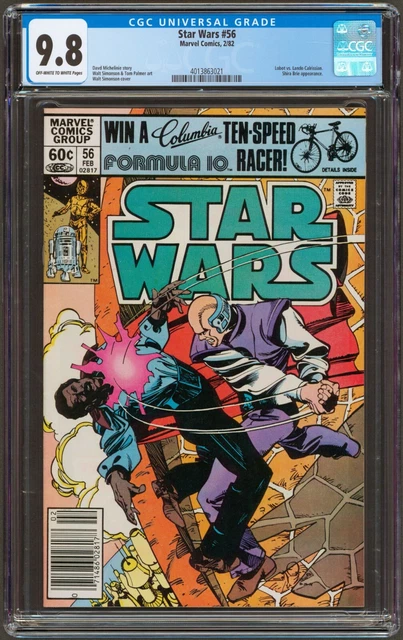 Star Wars #56 Newsstand CGC 9.8 NM+/MT Original Series 1982 Marvel Comics