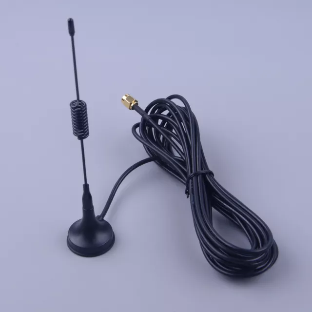 Digital Car AM/FM Radio Gain Aerial Antenna SMA Fitting Magnetic Base 4m Cable