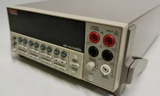 Keithley 2001 True 7 1/2 Digit Benchtop Digital Multimeter DMM with Scanning 2