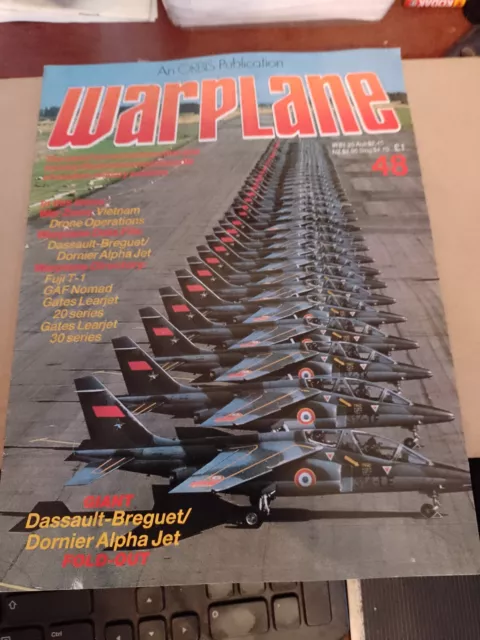 WARPLANE MAGAZINE ISSUE 48 Dassault-Breguet/Dornier Alpha Jet Cutaway ...