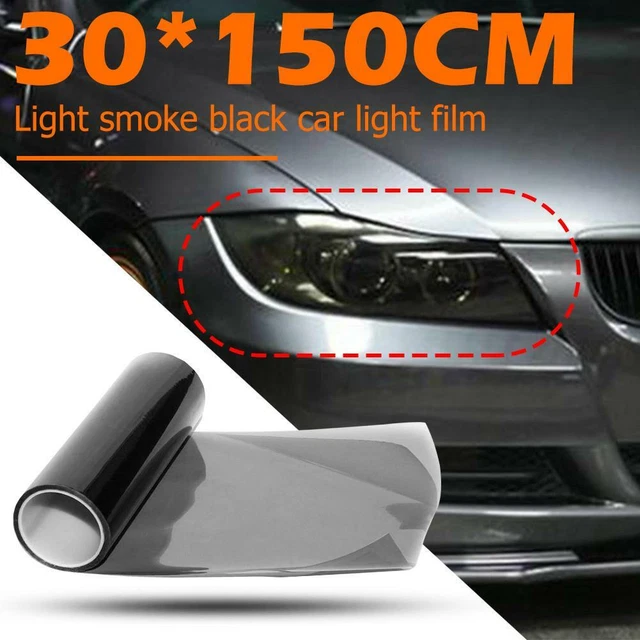 30 cm x 150 cm luci auto nero medio tuning tinta solida involucro vinile