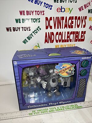 kidrobot itchy and scratchy flocked