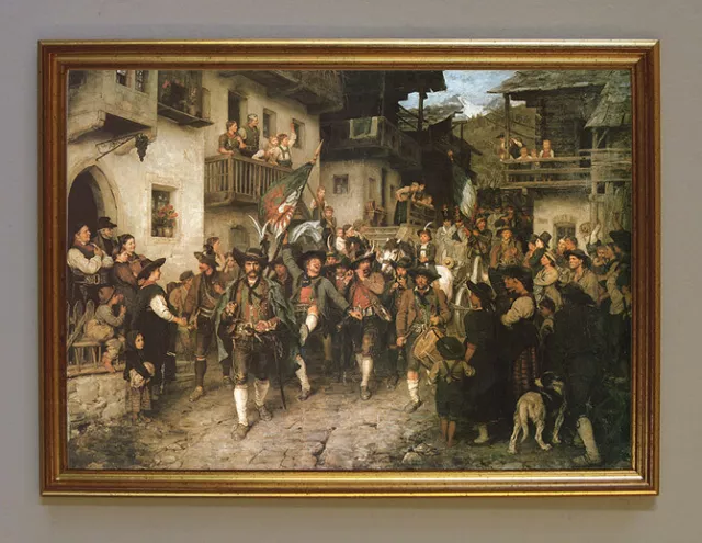 Heimkehr der Sieger Tirol Aufstand 1809 K&K Franz von Defregger LW A2 31