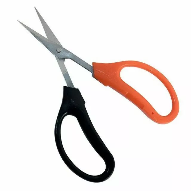 Garden Bud Trimming Leaf Snips Scissors Straight Razor Sharp HYDROPONICS Pruning