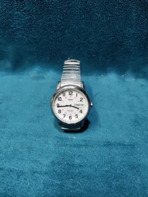 ESTATE TIMEX T2N091 Men s Easy Reader Watch Indiglo Date New