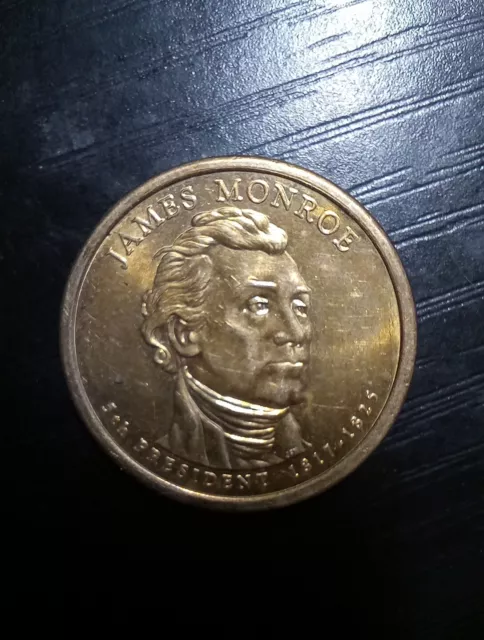 JAMES MONROE 5TH President (1817-1825) 2008 (D) US One Dollar Coin