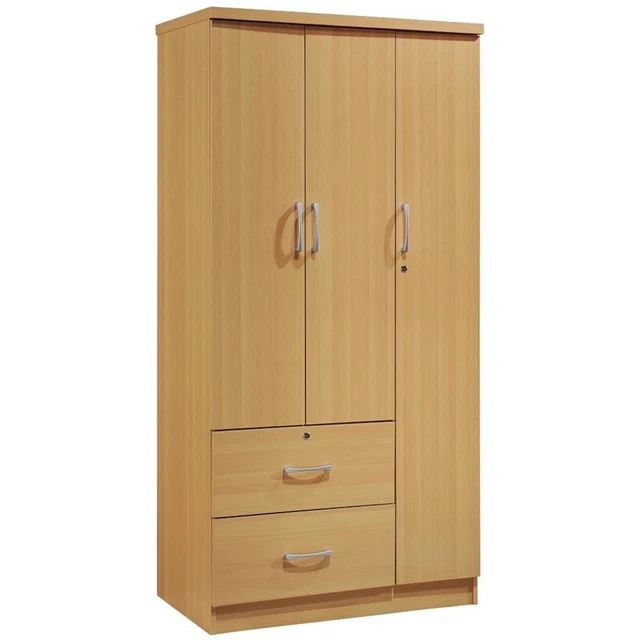 Shelves in Beige Wood