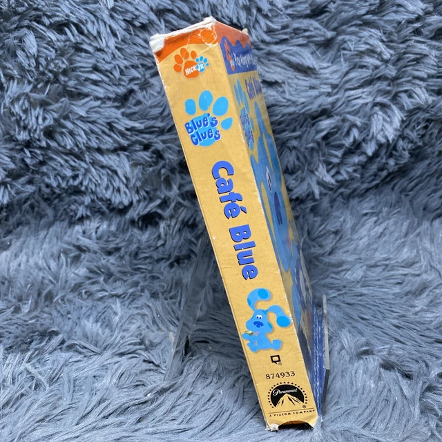Math Blue Clues Store BLUES CLUES CAFE Blue VHS 2001 Nickelodeon Math Restaurant Vocabulary ...