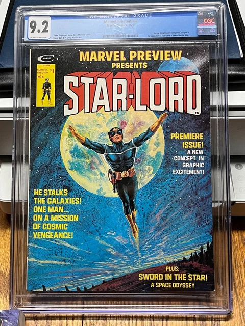 Marvel Preview # 4 Origin and 1st Appearance Star-Lord CGC Grade 9.2 Near Mint-
