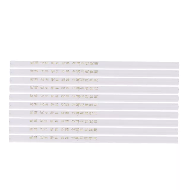 10 Stück Stoff Markierung Bleistift Stift Kreide für Schneiderei Quilten Weiß