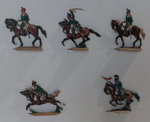 Plats D'étain - Zinnfiguren : 148 Cavaliers Autrichiens, Guerre De 7 Ans, 30mm - Occasion