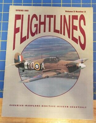 Revista flightlines Primavera 1991 canadiense Warplane Heritage Museum
