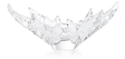 Lalique Neuf Lalique Cristal Wingen Décanteur #10687800 Nib Transparent Stoppper Save $ 