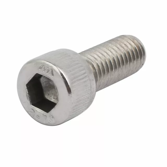 M10x25mm 304 Stainless Steel Left Hand Thread Hex Socket Head Cap Screw Fastener