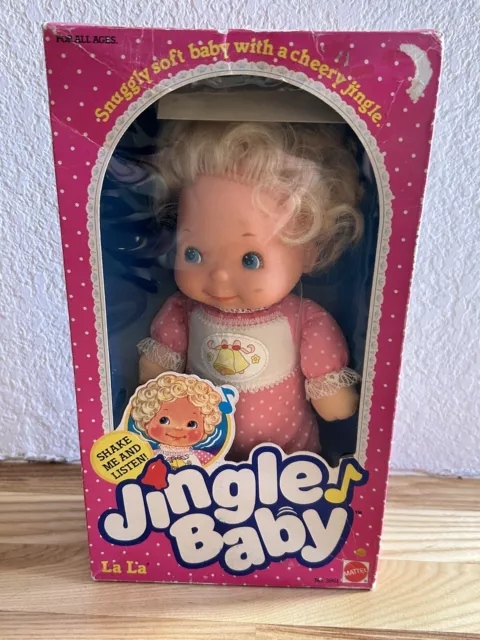 VINTAGE 1980 S MATTEL La La Jingle Baby Doll Brand New In Package