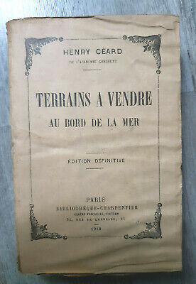 Henri CEARD : Terrains à vendre au bord de la mer 1918 / Naturalisme