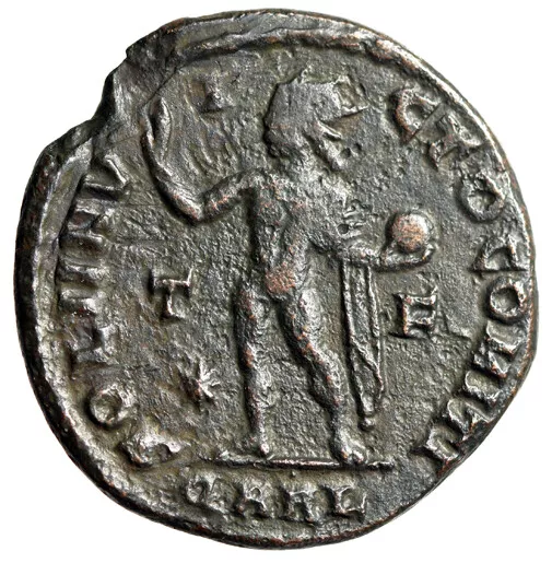CERTIFIED AUTHENTIC Constantine I The Great Roman Coin w COA Portrait & Sol
