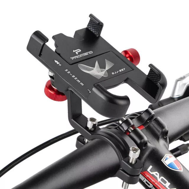 360° GPS Motor Bicycle Stem Phone Mount Stand Aluminum Bike Handlebar Holder 3