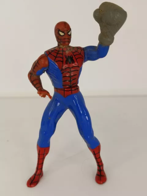 Toy Biz Marvel Heavy Metal Heroes Die Cast Figure Spider-Man 3" 1994 Vintage
