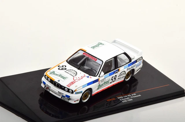 Modèle Réduit Voiture De Course BMW E30 M3 - 24H Spa 1988 N°74 - Échelle 1/43 SPARK - Neuf - Collection