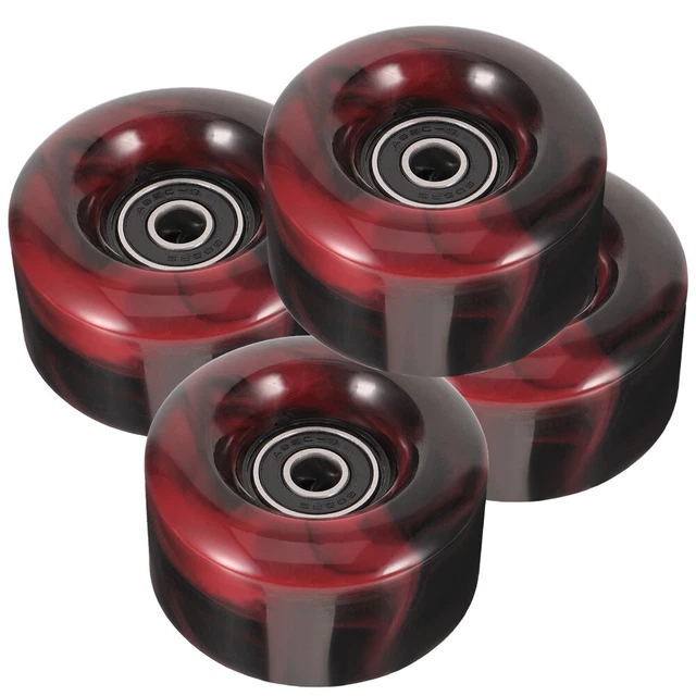 Ruota in PU per skateboard sportivo 4 pezzi con cuscinetto Ruota per