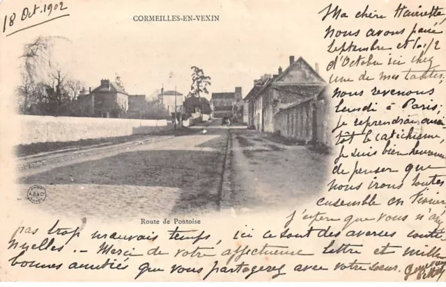 95 - CORMEILLES EN VEXIN - SAN32789 - Route de Pontoise