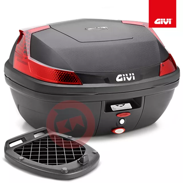 GIVI Topcase Monolock B47 + Platte 4100FZ M6M Kawasaki Z 1000 SX 2011-2019