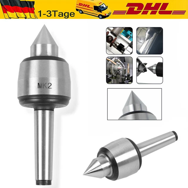 Mitlaufende Körnerspitze MK2 – 60° Zentrierspitze Aus T10/40Cr, 0,01 Mm Genauigkeit, Für Drehmaschinen Live Revolving Center