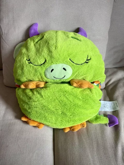 Happy Napper Children’s Green Dragon 2 In 1 Sleeping Bag / Cushion Preloved