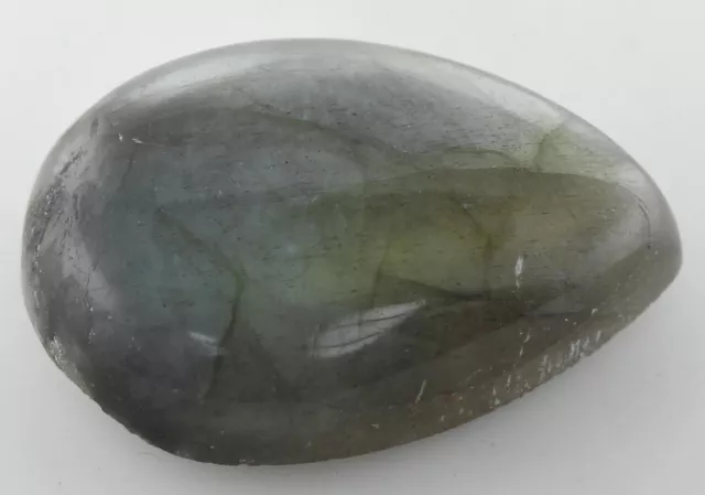 NATURAL LABRADORITE, PEAR CABOCHON-CUT, 18x13mm (10.65cts), AFRICAN GEMSTONE 3