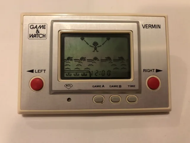 Nintendo Game&Watch Vermin Screen