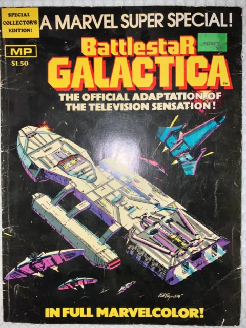 Battlestar Galactica #8 Large Comic (1978) - A Marvel Super Special by Stan Lee