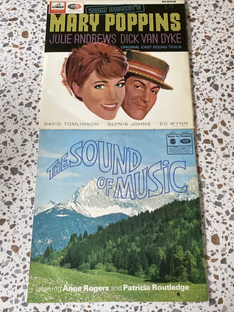 Mary Poppins Soundtrack LP Julie Andrews The Sound Of Music Vinyl Record