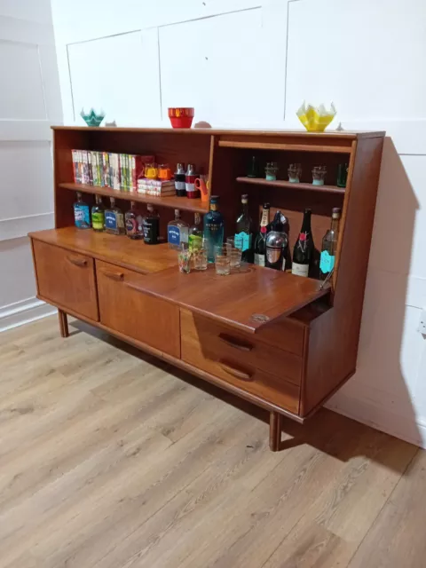 Retro Teak Superior Quality Cocktail Cabinet Vintage Sideboard Mid Century Moder