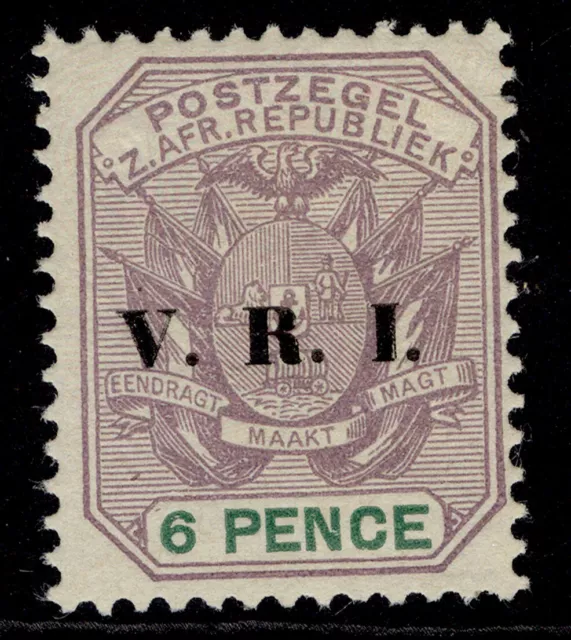 SOUTH AFRICA - Transvaal QV SG232, 6d lilac and green, M MINT.