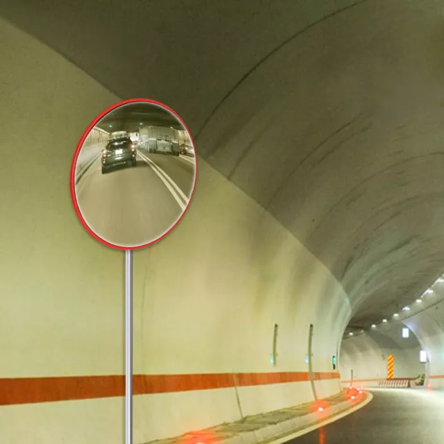 Wide-angle View 70cm/30inch Convex Mirror 30 In Free Standing 90% Transmittance